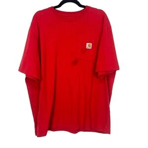 CARHARTT red pocket T-shirt BB19